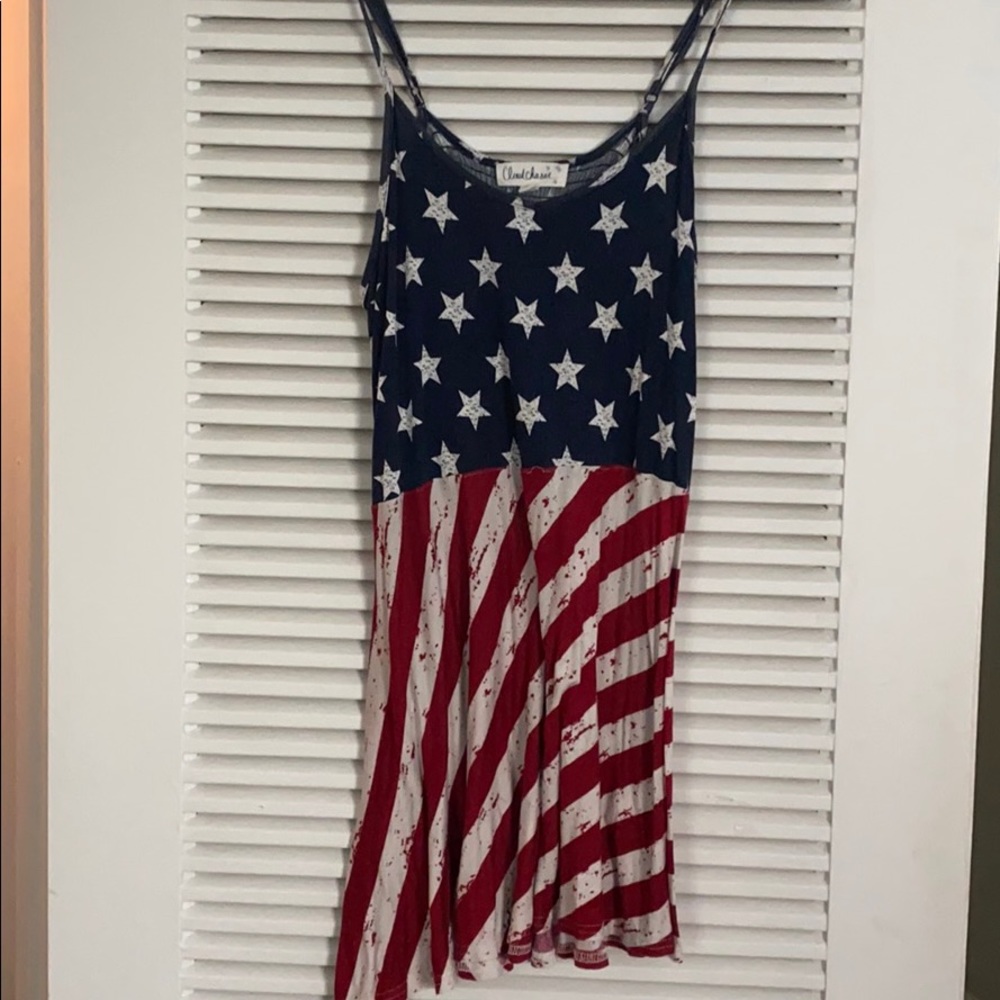 American flag top/dress